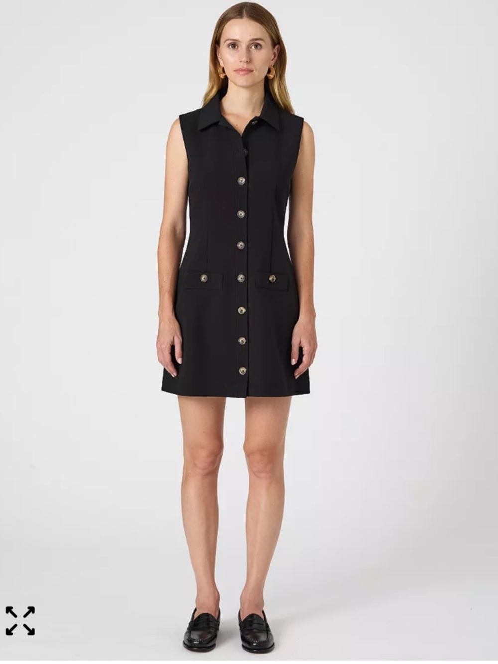 French Connection Azra Sleeveless Twoll Fit & Flare Mini Dress